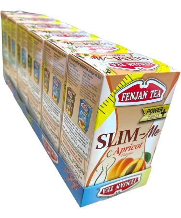 Fenjan Tea Power Blend+ Slim- Me Apricot Flavour Tea Bags (40g) 2o Tea Bags Pack of 6 120 Tea Bags in Total - Buy Online on GoSupps.com