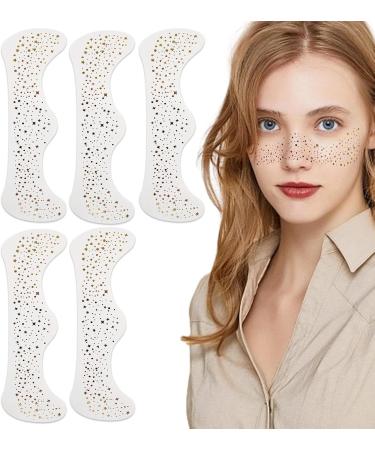  CGACCSD Glitter Face Stickers | 5 Water-Resistant Sparkling Face Stickers - Women's Glitter | Masquerade Events Concerts Festivals Parties Home Travel - Buy Online on GoSupps.com