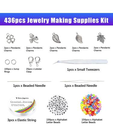 Ybxjges 42000Pcs 2mm Glass Seed Beads Kit with Alphabet Letter Beads - DIY Jewelry Making Supplies - Buy Online on GoSupps.com