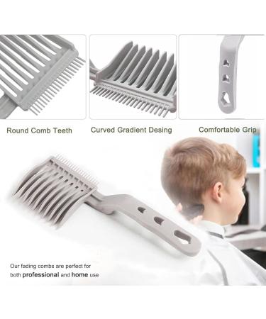 Fade Hair Trimming Guide Set for Men | Adjustable Comb Neckline Template & Clipper Accessories for DIY Home Haircuts - Buy Online on GoSupps.com