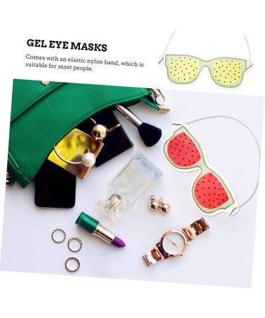 Beaupretty 4 Piece Gel Eye Mask with Cold Compression Reusable with Elastic Band Physical Against Fatigue Suitable for Home Office - Buy Online on GoSupps.com