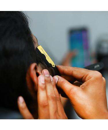 Sharpened Cut Throat Shaving Razor Kit - Matte Black Gold Straight Edge Safety Razor for Men | Professional Barber Set | Premium Stainless Steel Shaver with Blades - International Shipping Available - Buy Online on GoSupps.com