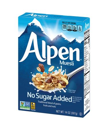 Alpen Muesli Cereal 14 oz (Pack of 6) - No Sugar Added | Healthy Breakfast Option - Buy Online on GoSupps.com