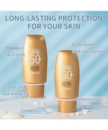 Buy SPF 50 Sunscreen Lotion for Face & Body | Broad Spectrum UVA/UVB Protection | Water-Resistant Sun Screen Cream - Ship Internationally - Buy Online on GoSupps.com