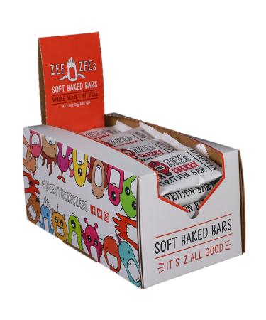 Zee Zees Cocoa Cherry Soft Baked Bars - Nut-Free, Whole Grain, 2.2 oz Bars (24 pack) - Naturally Flavored & Colored - Buy Online on GoSupps.com
