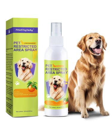 Cat Deterrent Spray for Peeing Indoor Dog Urine Repellent Spray for Furniture Dog urinating Corrector Spray Training Spray for Poop Yard Shoe Outdoor Safe for Pet Alcohol Free/Non-Toxic 4 oz