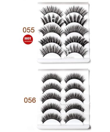 Shop Icycheer 3D Mixed Artificial Eyelashes - Natural Long Thick Fluffy Doll Lashes for Cosplay & Makeup - Buy Online on GoSupps.com