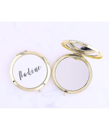 Personalized Rose Gold Compact Mirrors Set - Ideal for Bachelorette and Hen Parties - Buy Online on GoSupps.com