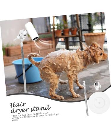 Didiseaon 4pcs Pet Hair Dryer Pet Grooming Blower Holder Hands Hair Dryer Holder Stainless Steel White 108X21X21CMx4pcs Whitex4pcs - Buy Online on GoSupps.com