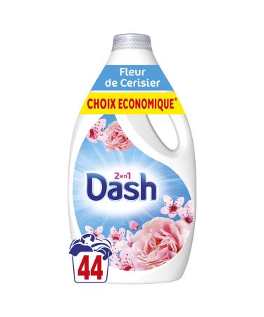 Dash 2-in-1 Liquid Detergent 44 Washes Cherry Blossom and Rose Water Ultra Cleaning Technology and Long-Lasting Freshness