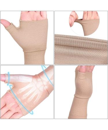 EXCEART Wrist Brace - Elastic Fingerless Support Gloves for Carpal Tunnel Wrist Pain Relief & Sprains - XL Size Enhanced Comfort & Protection - Buy Online on GoSupps.com
