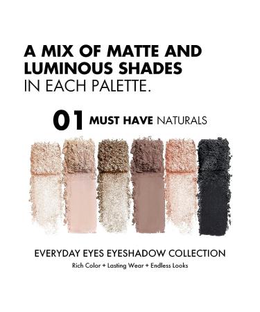 Milani Everyday Eyes Eyeshadow Palette - Must Have Naturals (0.21 oz) | Cruelty-Free Matte & Metallic Shadows for Contouring - Buy Online on GoSupps.com