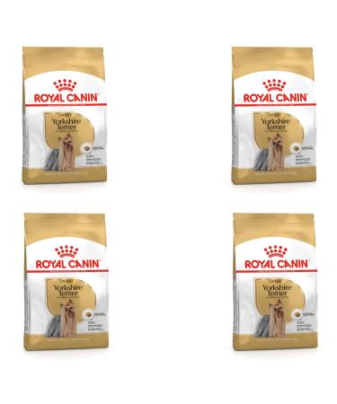 Royal Canin Yorkshire Terrier Adult | Pack of 4 | 4 x 500 g | Dry food for Yorkshire Terrier Adult | From 10 Months | to Help Age Healthy