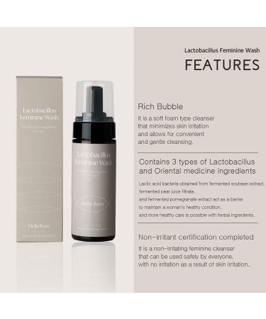 Della Born Lactobacillus Feminine Wash 150ml - pH-Balanced Cleanliness for Gentle and Irritation-Free Care - Buy Online on GoSupps.com