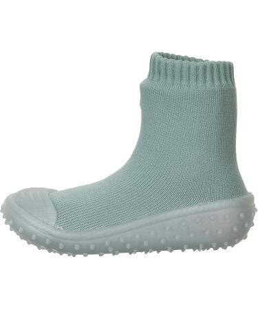 Sterntaler Adventure Socks Uni - Unisex Baby Socks with Rubber Sole | Single Color 21-22 Stone Green - Ideal for International Shipping - Buy Online on GoSupps.com