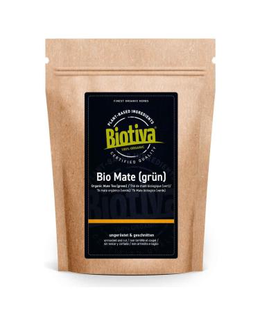 Th mat bio 1000g (2x500g) - Th vert mat non torr fi - Feuilles de Yerba mat caf in es - Agriculture bio - Conditionn et contr l en Allemagne - Biotiva