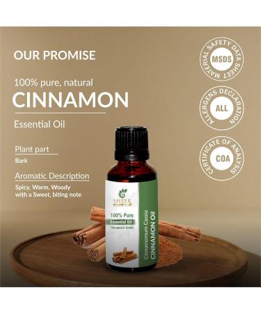 Cinnamon Oil -(Cinnamomum Cassia)- Essential Oil 100% Pure Natural Undiluted Uncut Therapeutic Grade Oil 3.38 FL.OZ 3.38 Fl Oz (Pack of 1) - Buy Online on GoSupps.com