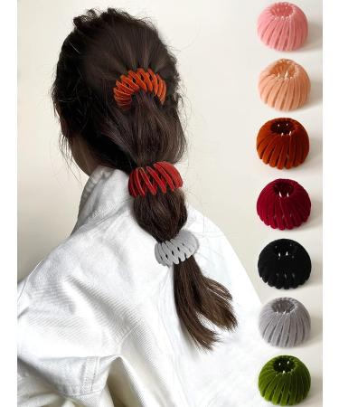 Sizobi 7Pcs Bird Nest Hair Clip Set for Women - Zabernim Hair Accessories | Bird Nest Hair Holder for Ponytails - Buy Online on GoSupps.com