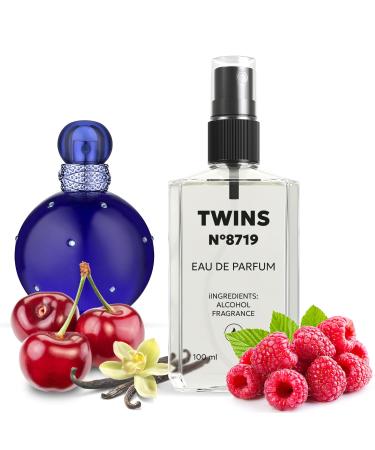 TWINS Impression of Midnight Fantasy | Unisex Perfume for Women and Men Eau de Parfum | No.8719 | 3.4 Fl Oz / 100 ml Britney Spears Midnight Fantasy Impression