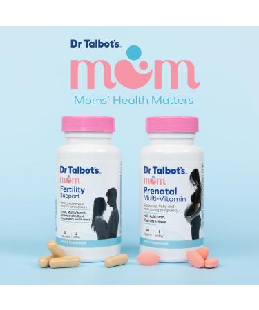 Dr. Talbot's Mom Prenatal Multi-Vitamin - Folic Acid Iron & Essential Vitamins - 60 Tablets for Healthy Moms | International Shipping - Buy Online on GoSupps.com