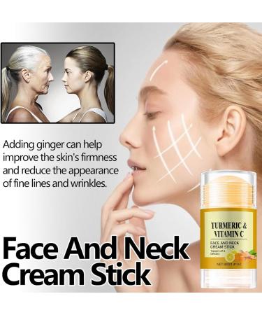 Turmeric Cream Stick Turmeric Moisturizer Cream Turmeric Skin Brightening for Soothing and Hydrating Face and Neck - Handmade Natural Cream for Body - Suitable for All Skin Types - Buy Online on GoSupps.com