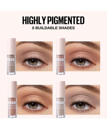 Renchey Liquid Eyeshadow Matte Matte Eye Tint Liquid Eyeshadow Waterproof Highly Pigmented Creamlike Feel 8 Colors Women Makeup Longlasting Cosmetics Easy to Apply - Buy Online on GoSupps.com