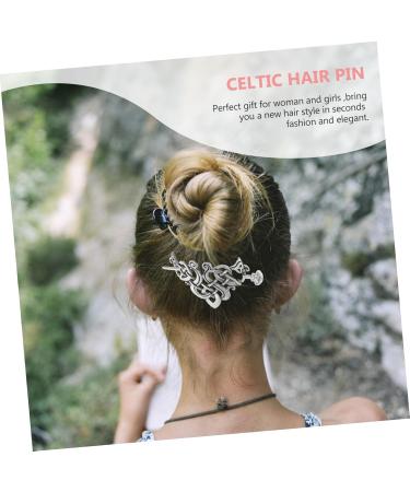 FRCOLOR Silver Barrettes Knot Hair Barrette Knot Hair Fork Hairpins Alloylong Hair Pin Knot Hair Clips Hair Jewelry Bobby Pins Hair Clips for Braids Woman Banana Wedding Hair Clip - Buy Online on GoSupps.com