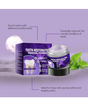 Natural Tooth Powder Tooth Care Powder50G Restorative Instant Tooth Powder for Daily Care Bathroom Morning Routine Hygiene Home Use Travel Men Children WomenFor Morning Hygiene - Buy Online on GoSupps.com