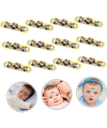 Toyvian Kids Forehead Stickers 80 Pcs - Baby Liquid Crystal Fever Indicator Strips - Toddler Temperature Sensing Stickers - Yellow/Brown - 7.5x2.5cm - Pack of 4 - Buy Online on GoSupps.com