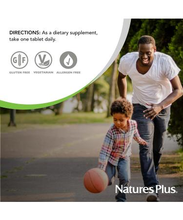 NaturesPlus Zinc Picolinate Complex with B6 30mg - 120 Vegetarian Tablets | Immune Support with Vitamin B6 & Brown Rice Protein - Gluten-Free | Free Radical Defense & Overall Health - 120 Servings - Buy Online on GoSupps.com