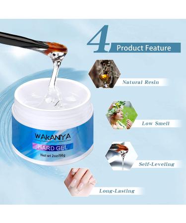 2oz Clear Builder Gel for Nail Extensions and Sculpting - Salon-Quality UV Gel for DIY Nail Art at Home - Buy Online on GoSupps.com