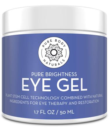 Pure Body Naturals Age-Defying Eye Gel for Wrinkles and Circles  Eye Cream for Under Eye Bag Treatment  1.7 Fl. Ounce - Buy Online on GoSupps.com