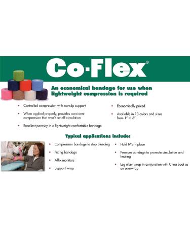 Andover CO-Flex Neon Bright Yellow Smiley Face Bandage 3-Pack 2x5Yds Self Adherent Wrap - For Kids, Pets, Cats, Dogs, Horses - Buy Online on GoSupps.com