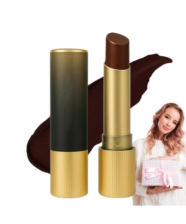 Tinted lip balm caring glossy lipstick beauty cosmetics for travel day date school night spring festival winter event wedding party evening chocolate