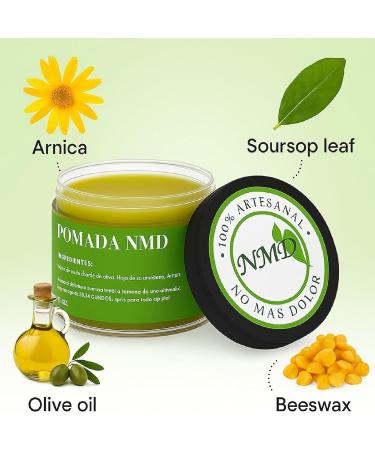 LustraBloom 2pcs Pomada NMD Natural Herbal Artesanal Cream with Olive Oil Soursop Leaf Beeswax suitable for Muscle Foot - Buy Online on GoSupps.com