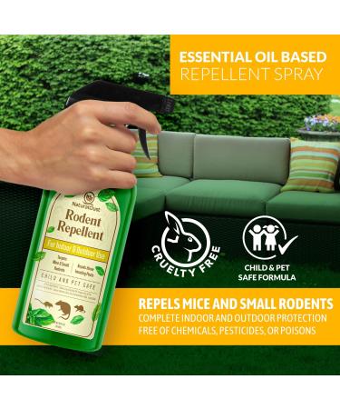 Natural Peppermint Oil Spray for Pest Control - Eco-Friendly Mice and Rat Repellent - Humane Alternative to Traps - Buy Online on GoSupps.com