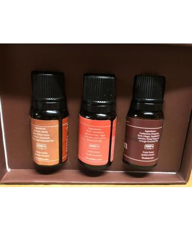 Woolzies Sensual Essential Oil Set | X3 Therapeutic Aromatherapy Oils - Love Potion Passion Bliss | Floral Perfume for Relaxation - Buy Online on GoSupps.com