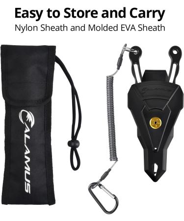 Calamus Fishing Pliers with Fish Lip Gripper  Lightweight Aluminum Fishing Tools  Line Cutter Hook Remover Split Ring Pliers  Fly Fishing kit  Ice Fishing Gear  Fishing Gifts for Men A:gold - Buy Online on GoSupps.com