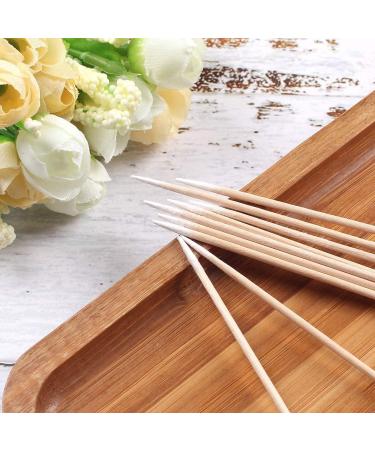 ANCLLO Cotton Swabs 500pcs | Pointed Wooden Handle for Makeup & Cosmetics | Ideal for Earrings & Beauty Care - Buy Online on GoSupps.com