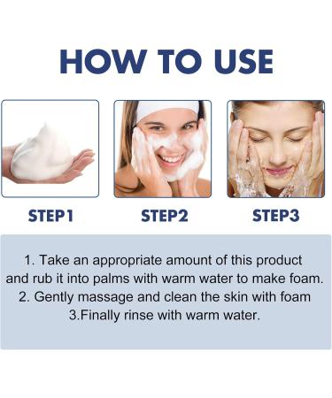 Nettoyant Visage - Nettoie En Profondeur Les Pores Att nue Les Marques D'acn Hydrate Et Raffermit Laisse La Peau clatante De Jeunesse(3PCS) - Buy Online on GoSupps.com