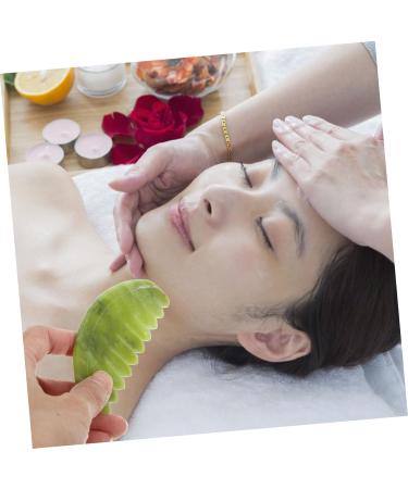 Gradeneve Jade Comb - Handcrafted Body Massage & Scalp Scratching Tool for Relaxation | Premium Jade Massage Device - Buy Online on GoSupps.com