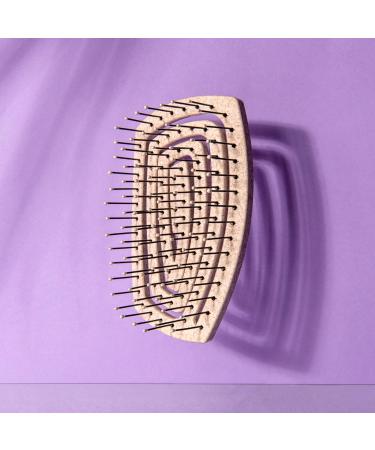 Ninabella Mini V2 Bio Hairbrush - Professional Anti-Ziepen Brush for Long & Curly Hair | Ideal Travel Brush for Women & Kids - Buy Online on GoSupps.com