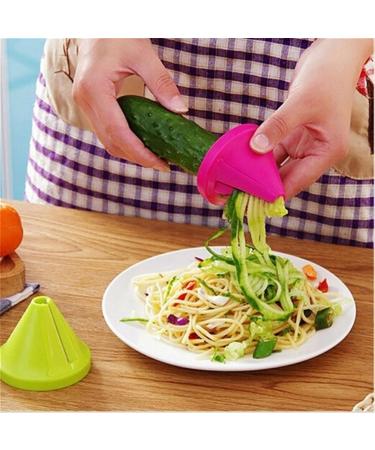 WALFREW Fruit Vegetable Cutter Multi-Function Spiral Shredder Peeler Manual Potato Carrot Radish Rotary Shredder Grater Kitchen Accessories - Buy Online on GoSupps.com