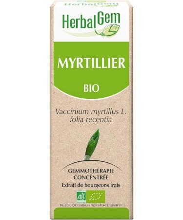 Pranar m Herbalgemm - Macerate Mother - Organic Blueberry - Food Supplement Gemmotherapy Concentrated - Fresh Bud Extract - For Eyes - Vegan - 30 ml - Buy Online on GoSupps.com