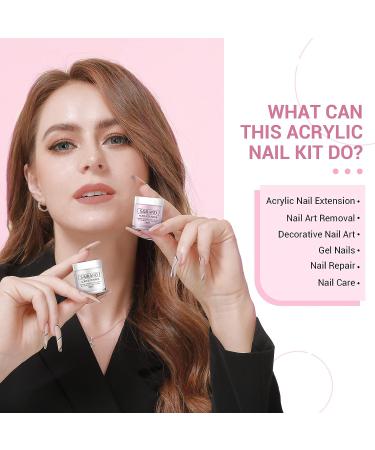 Saviland Acrylic Nail Kit with Nail DrillAll in 1 Nails Kit Acrylic Set Professional Acrylic with Everything U V Light nails tips Nail Art Brush Glitter Nail Powder Nail Stuff for Home DIY Salon Use (Without Acrylic Liquid) B- Acrylic Nail Kit with Nail D - Buy Online on GoSupps.com