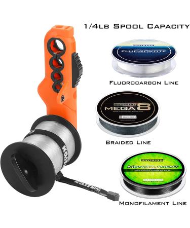 KastKing Radius Line Spooler - Compact Tool for Spinning and Casting Reels | Spool Fishing Reels Without Line Twist - Orange - Buy Online on GoSupps.com