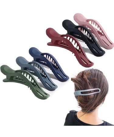 Shop Stylish 6-Pack Hair Clips - Large Classic & Multicolored Bird Nest Design for Women - Buy Online on GoSupps.com