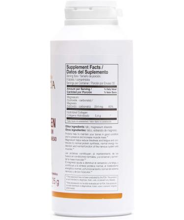 Ana Maria LaJusticia Collagen with Magnesium - 450 Tabs | Skin Rejuvenation, Nervous System Support, Bone & Teeth Health - Buy Online on GoSupps.com