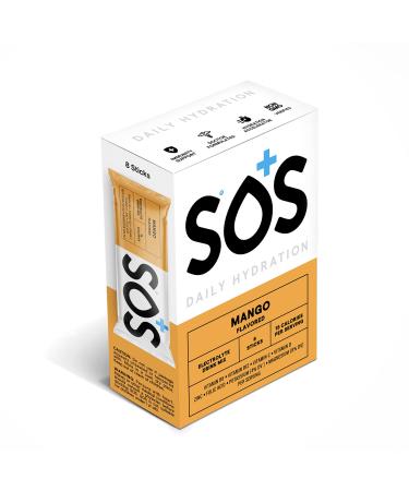 SOS Hydration Electrolyte Powder (Stick Packets (8 Servings) Mango) Mango Stick Packets (8 Servings)