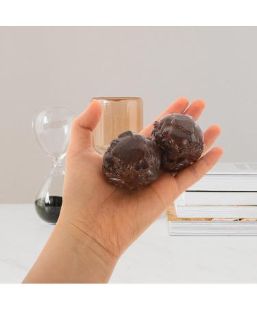 PopetPop Wooden Massage Balls - 2PC Baoding Balls for Stress Relief & Self-Massage | Chinese Health Exercise Tool - Buy Online on GoSupps.com